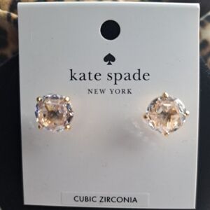 Kate Spade Earrings Gold Tone.